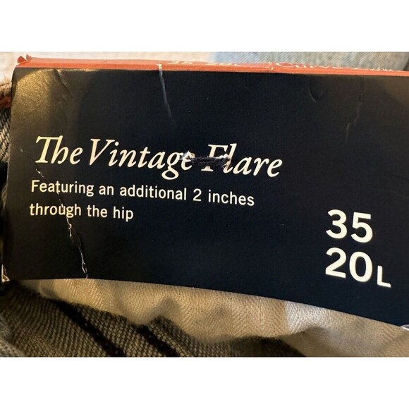 Abercrombie Fitch The Vintage Flare Jeans 35 LONG High Rise Curve Love NWT NEW - Picture 13 of 16